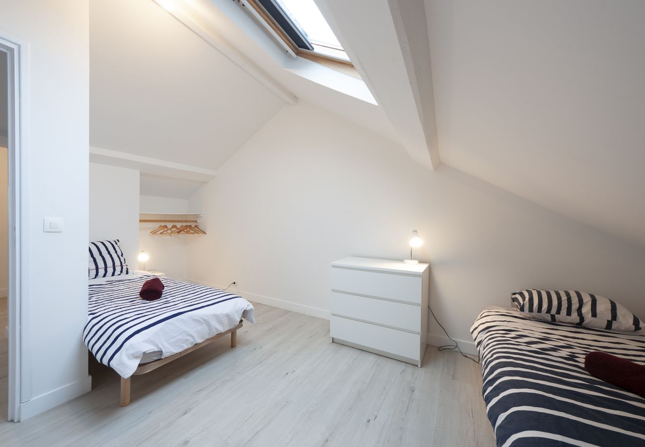 Apartment in Ancenis - Large cottage - terrace overlooking the Loire and the Castel of Ancenis